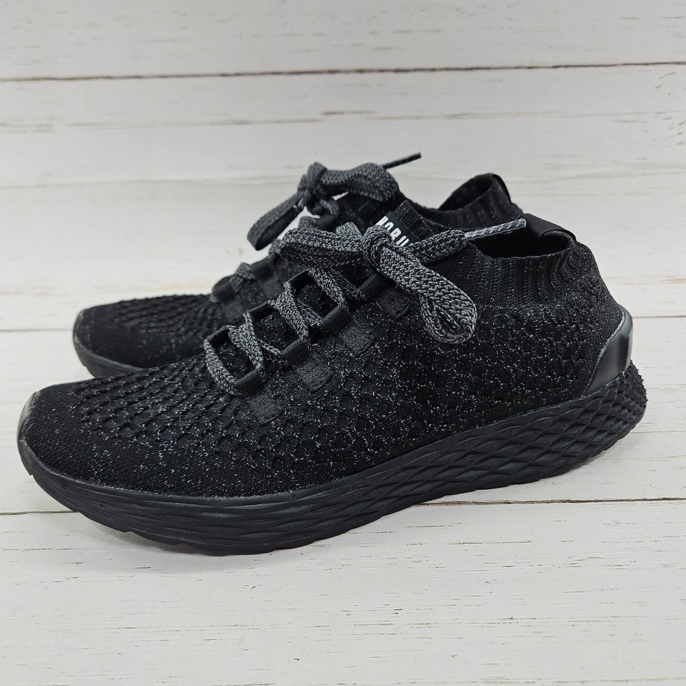 Nobull Black Ivy All Day Diamond Knit Runners Mens 8.5 Womens 10 Athletic Shoes